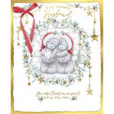 Husband Me to You Bear Handmade Boxed Christmas Card Image Preview